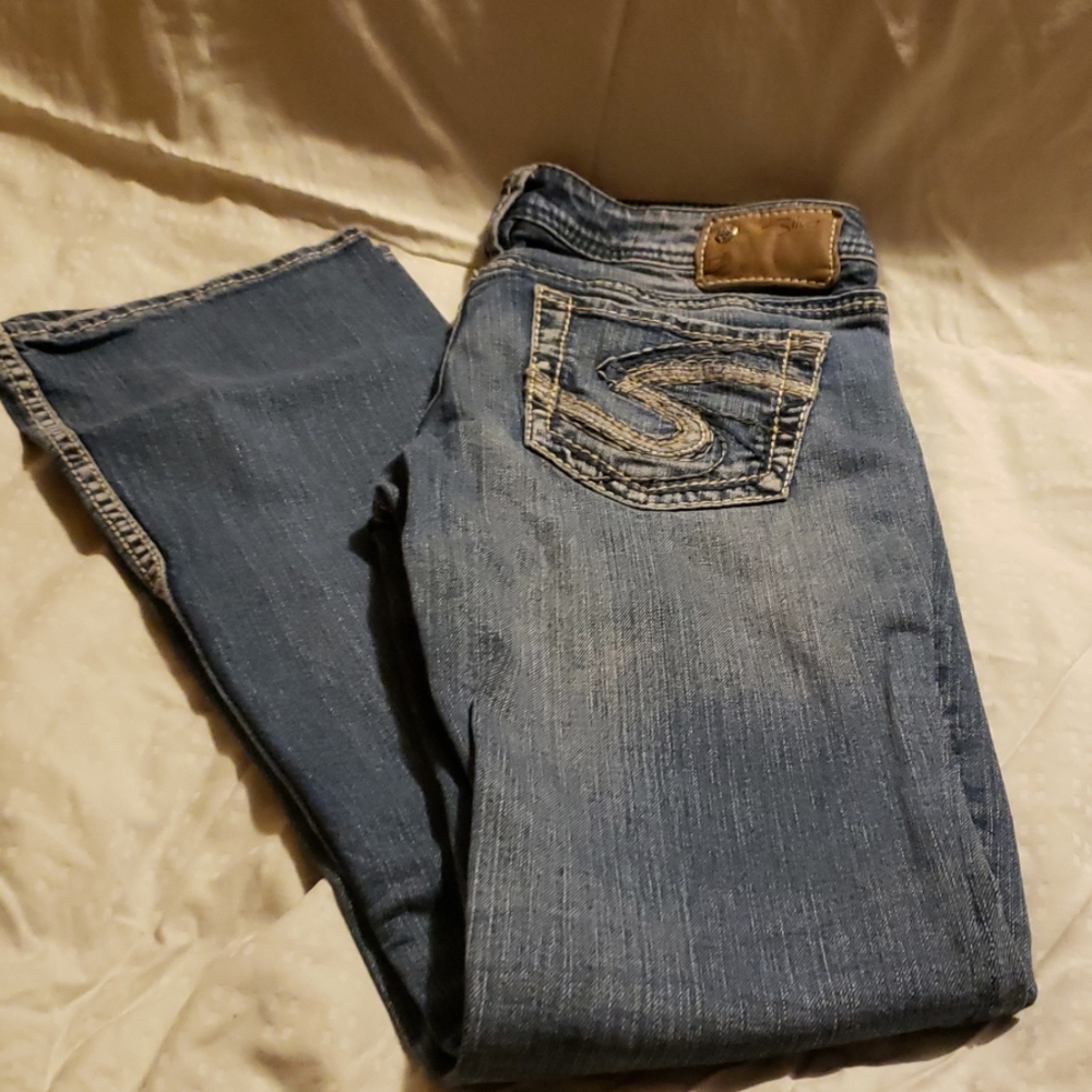 Silver jeans